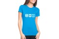 Eat Sleep Shoot Women's T-Shirt Turquoise