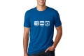 Eat Sleep Shoot Men's T-Shirt Cool Blue