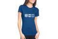 Eat Sleep Shoot Women's T-Shirt Cool Blue