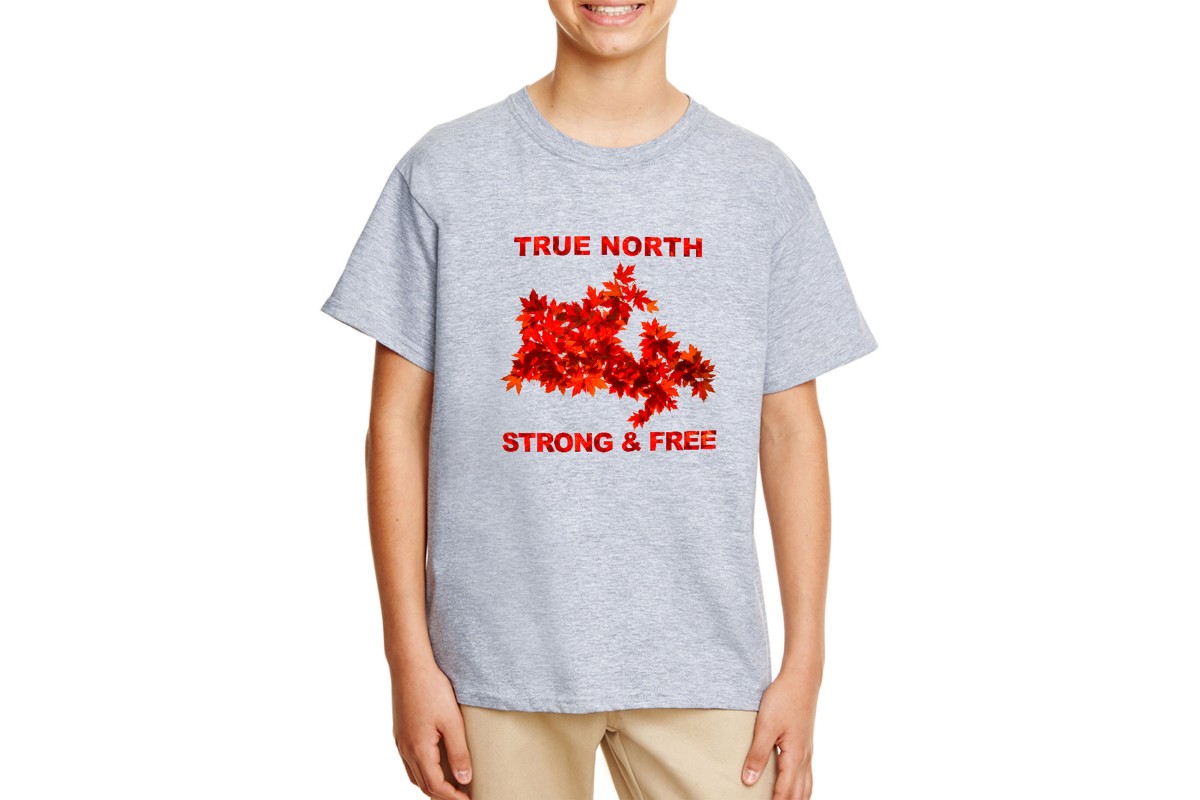 true north strong and free shirt