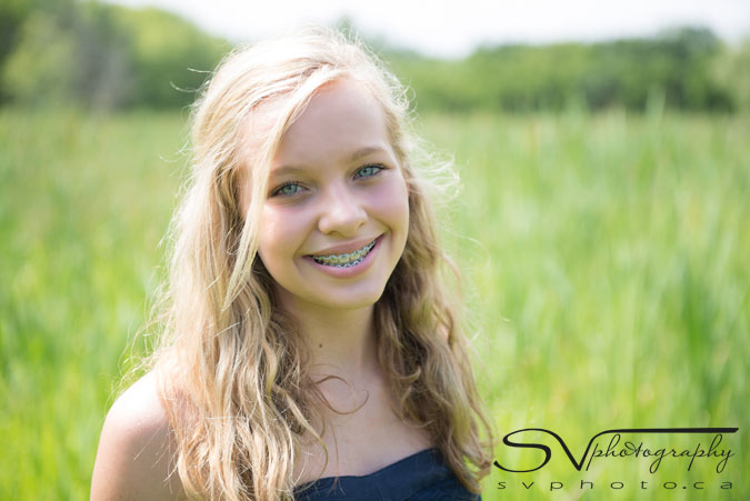 smiling teen portrait
