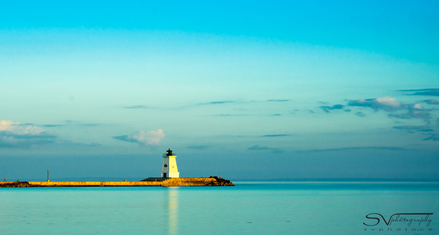 Port Maitland Lighthouse in Evening