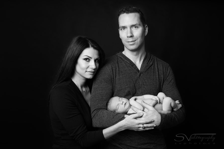 newborn with parents markham